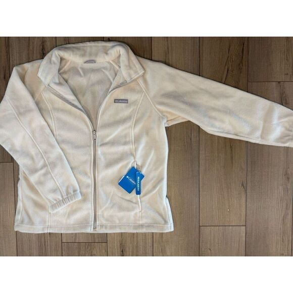 NWT Columbia Women’s Sawyer Rapids 2.0 Fleece Jacket 1X Plus Cream White - Picture 3 of 6